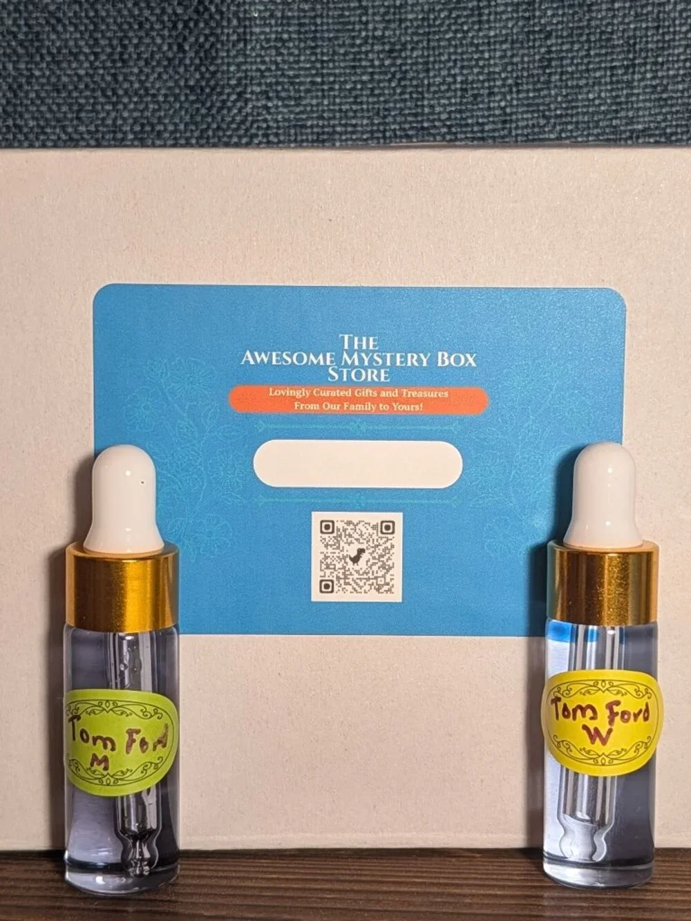 Essential Oil  Blend 2-Pack 5ml Glass Dropper Pick Scent Box Set Made in USA